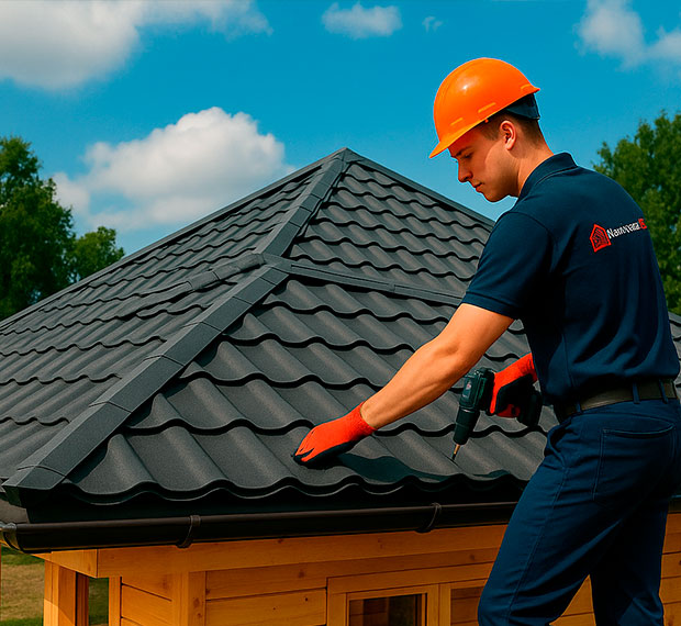 Вальмовая крыша под ключ в Пскове